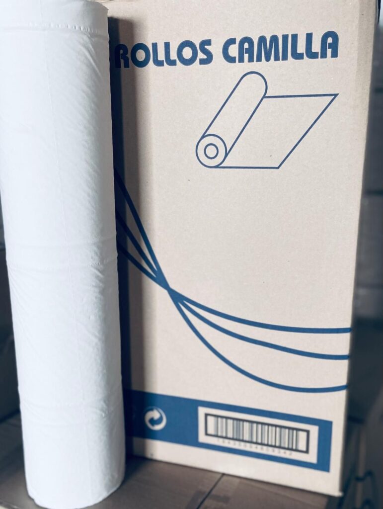 Rollos camilla de papel